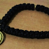 St Efraim's  33knot pocket satin rosary 10253