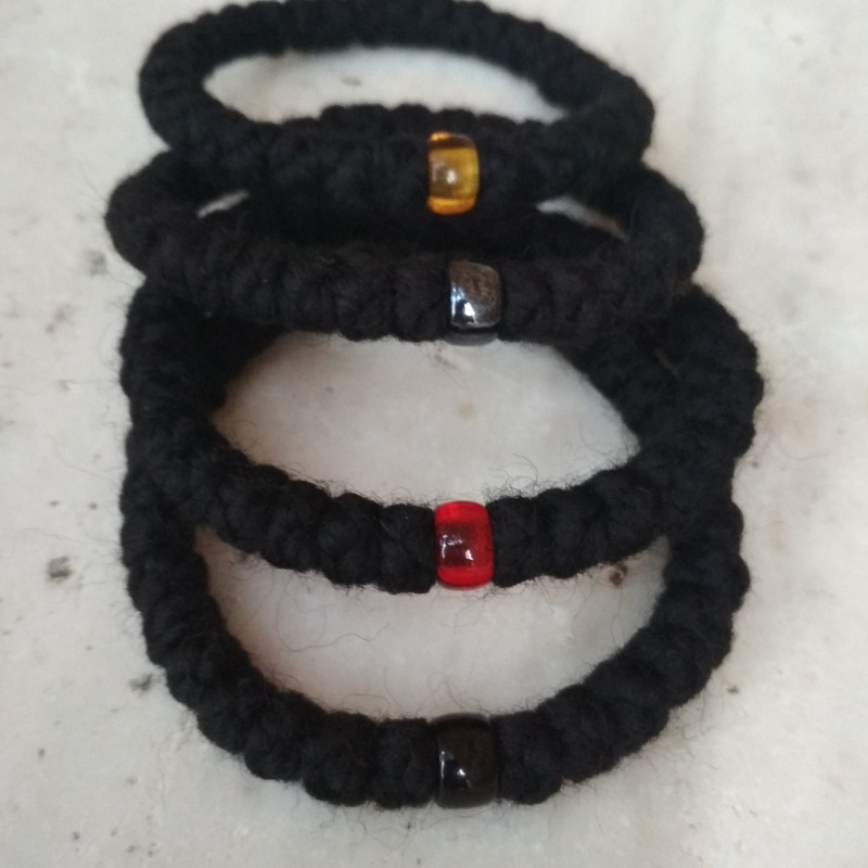orthodox prayer rope bracelet glass bead 10099