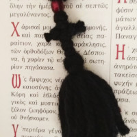 wool 100knot rosary 10298