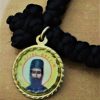 St Efraim's  33knot pocket satin rosary 10253