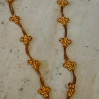 Orthodox Cross pendant Knotted necklace 10100