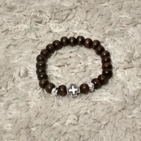 Wooden Beaded Bracelet Prayer Rope 10208