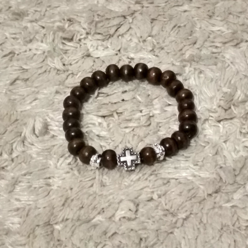 Wooden Beaded Bracelet Prayer Rope 10208