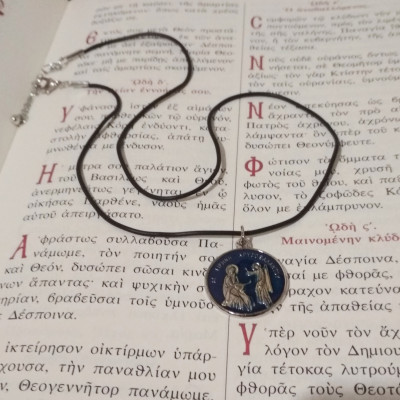 St Irene Chrysovalantou pendant charm necklace 10097