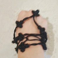 Orthodox Cross pendant Knotted necklace 10100