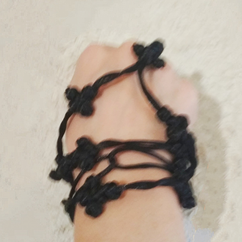 Orthodox Cross pendant Knotted necklace 10100