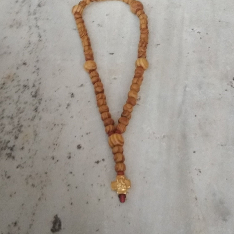 Wooden Beaded 50knot Prayer Beads Rosary 10255