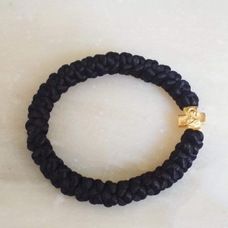 Panagia satin prayer rope bracelet 10320