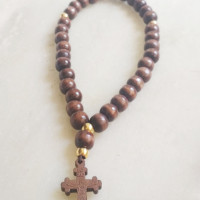 Wooden Prayer Beads big beads 10318