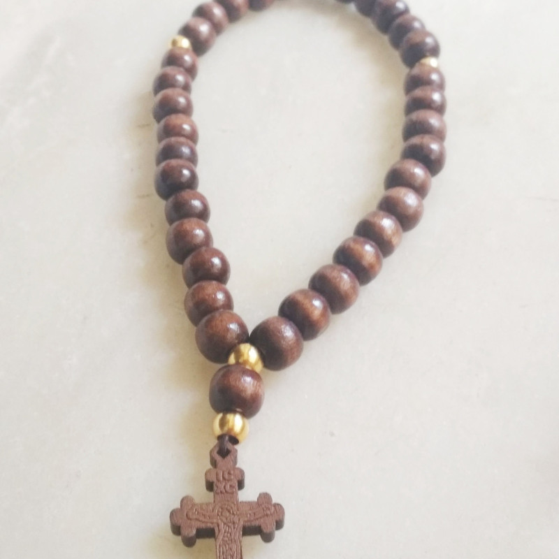 Wooden Prayer Beads big beads 10318
