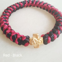 Double colour prayer rope bracelet 10031
