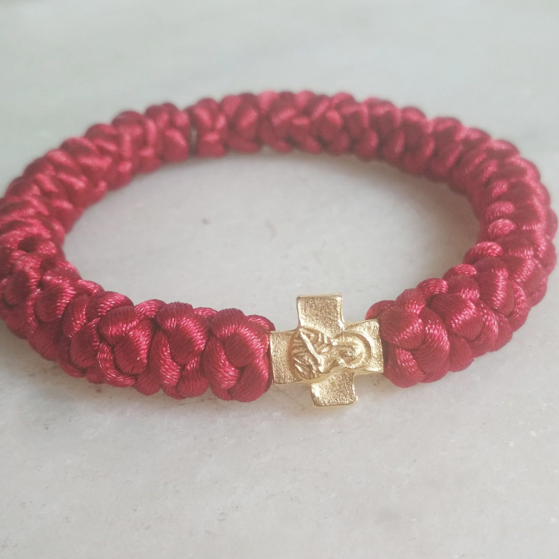 Panagia satin prayer rope bracelet 10320