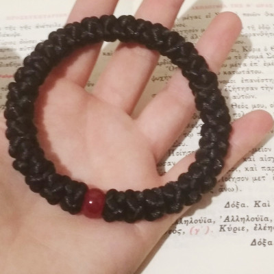 Very Big knot rosary bracelet 10030