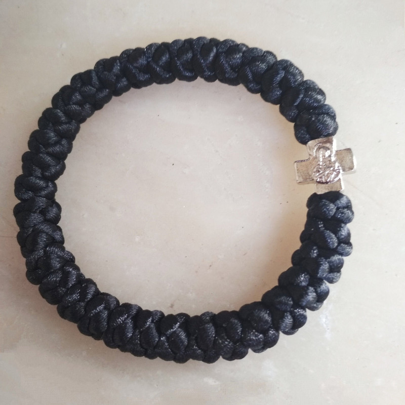 Panagia satin prayer rope bracelet 10320