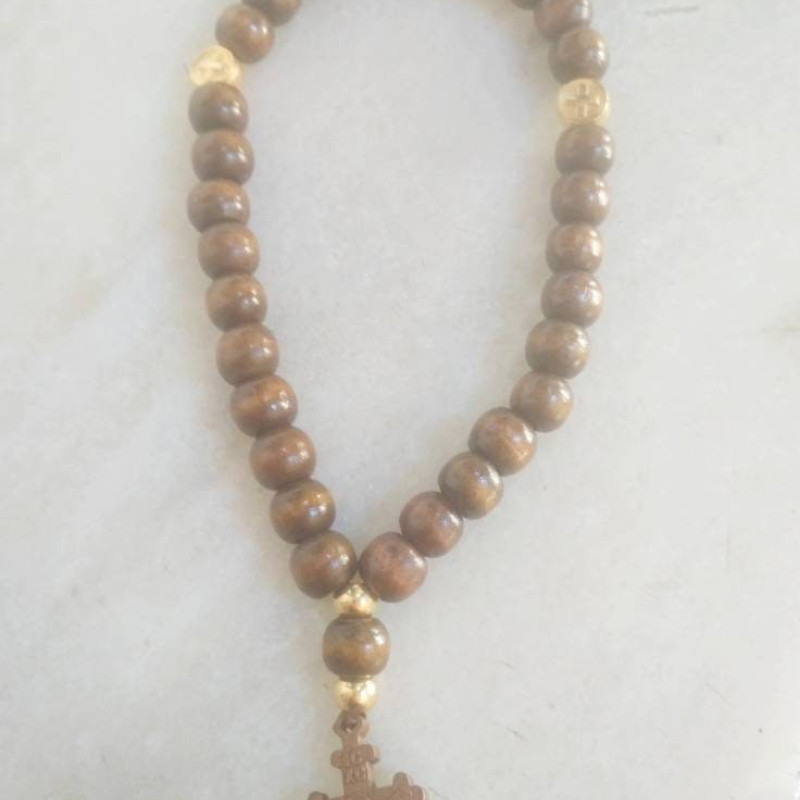 Wooden Prayer Beads big beads 10318