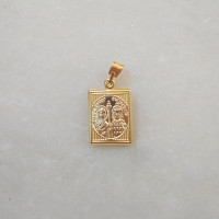 Panagia Constandinato Silver pendant charm Necklace 10160