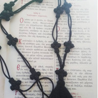 Orthodox Cross pendant Knotted necklace 10100