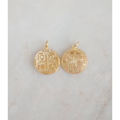 icxc nika Constantinato Silver gold plated 10263