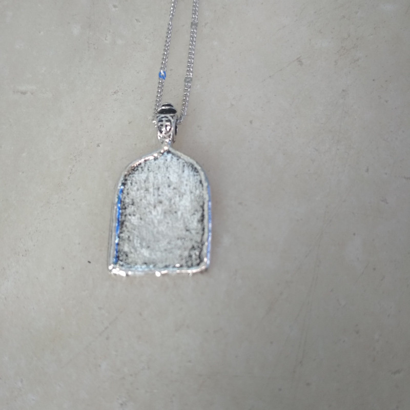 Theotokos of Kazan with Jesus pendant charm necklace 