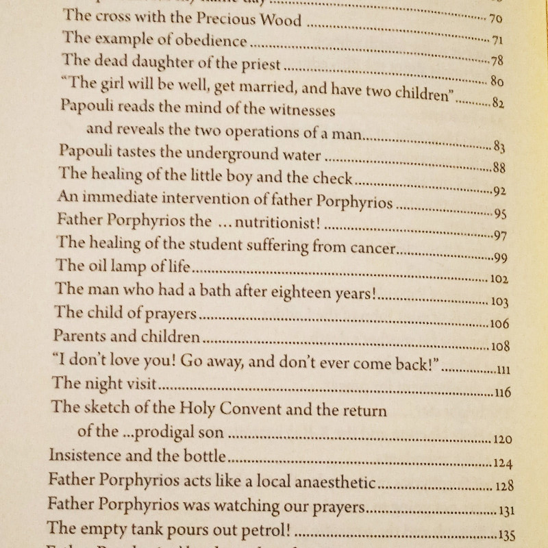 FATHER PORFYRIOS, The Discerning, The Foreseeing, The Healer