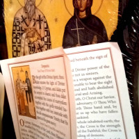 St Cyprian & Justina pendant charm 10340