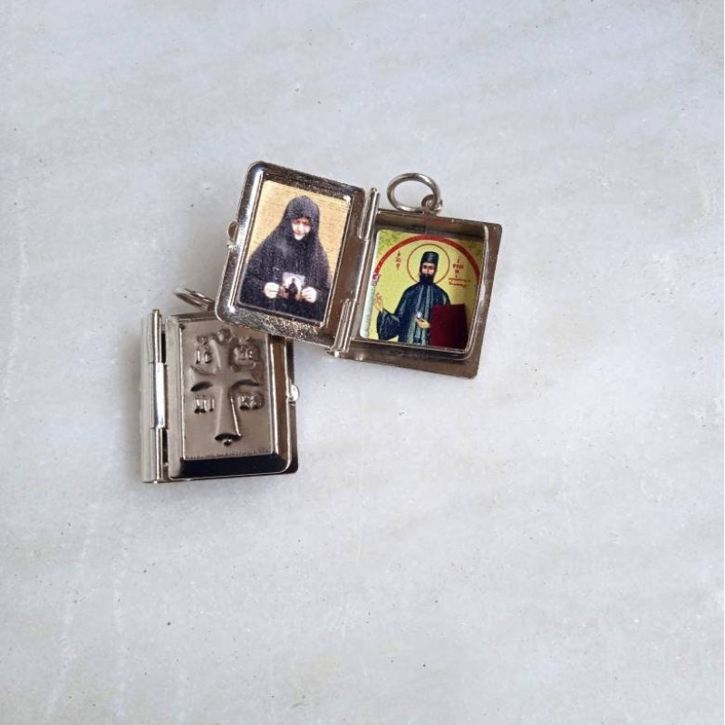St Efraim Reliquary pendant charm necklace 10266