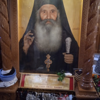 St Iakovos tsalikis and Osios David of Evia holy icons 