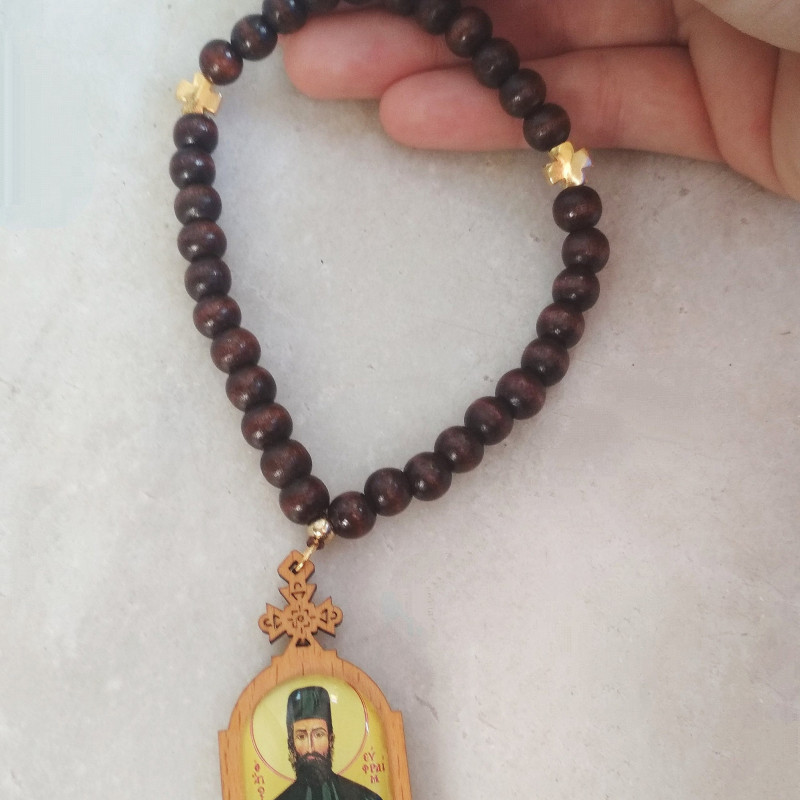 St Efraim's Wooden Prayer prayer beads 10183