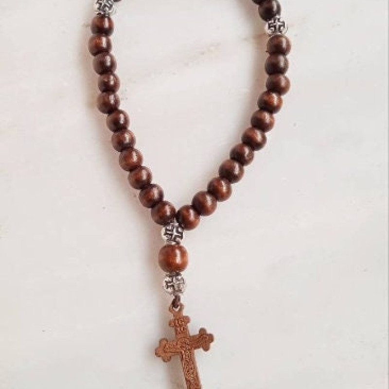 Wooden Beaded Prayer Rope Prayer Beads 10058