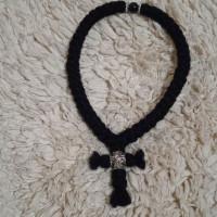 50knot wool rosary 10090