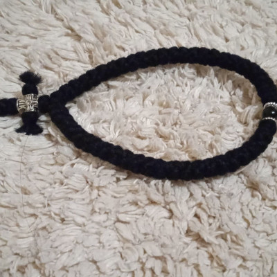 50knot wool rosary 10090