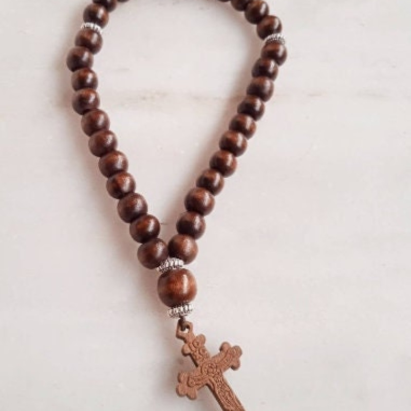 Wooden Beaded Prayer Rope Prayer Beads 10164