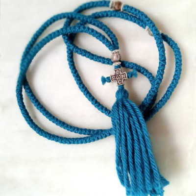 icxc nika Job's Tears 300knot prayer rope wool 10036