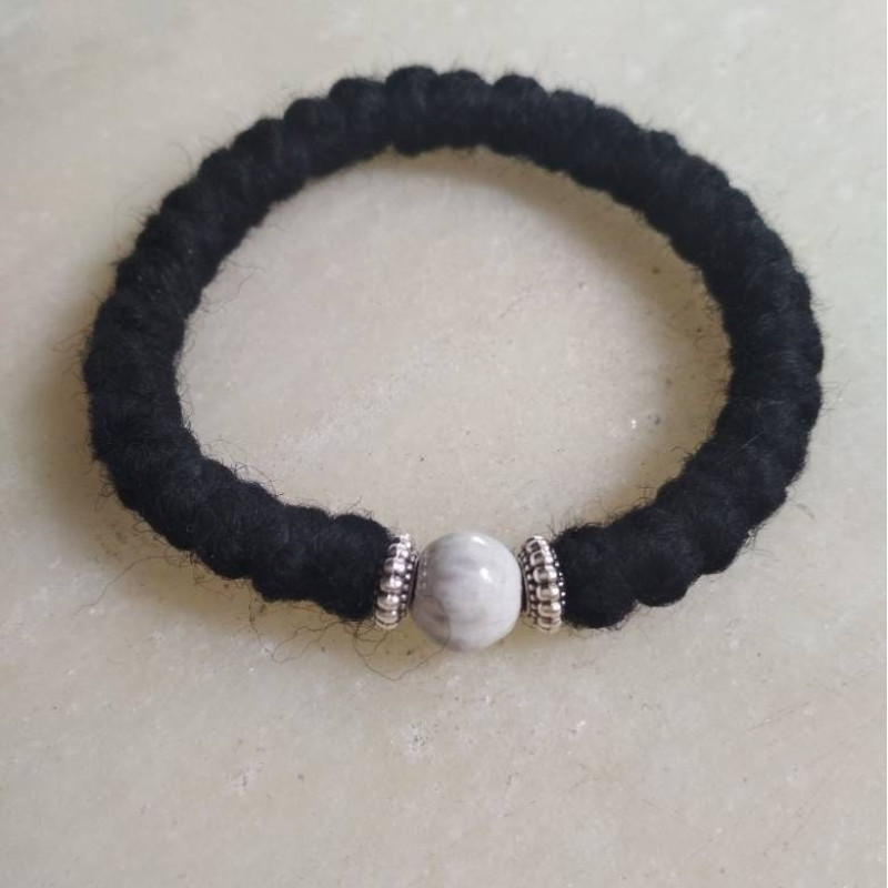 Job's tear prayer rope Theotokos tears bracelet 10308