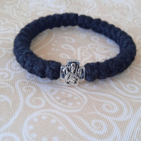 33knot wool rosary St Archangel Michael 10313