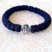 33knot wool rosary St Archangel Michael 10313