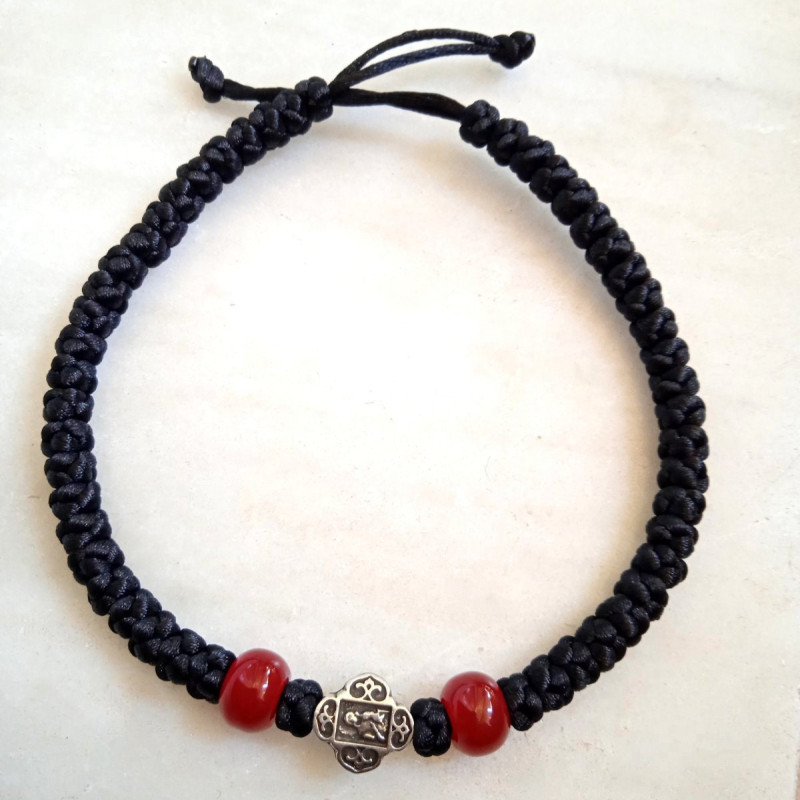  50knot prayer rope adjustable Panagia cross 10184