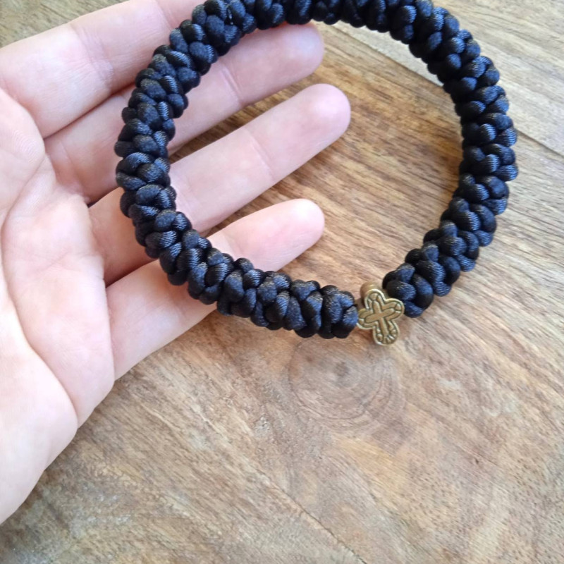 Very Big knot rosary bracelet 10029