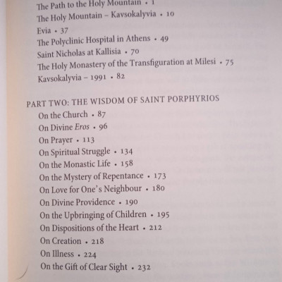 Wounded by love, The life and the wisdom of St Porfirios