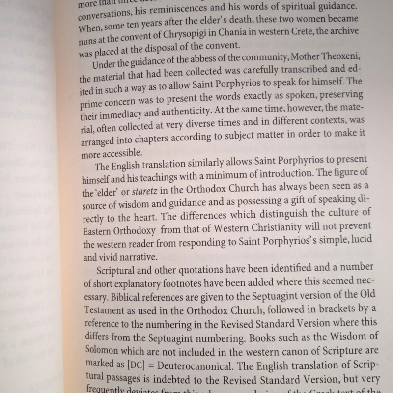 Wounded by love, The life and the wisdom of St Porfirios