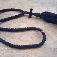 wool 100knot rosary 10298