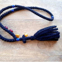 wool 100knot rosary 10298