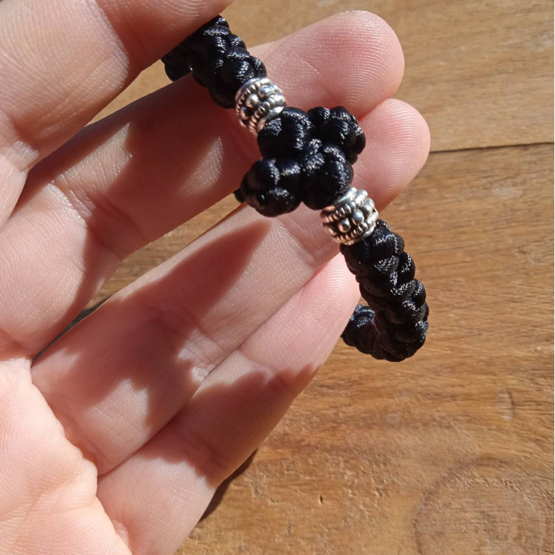 orthodox prayer rope bracelet satin 10348