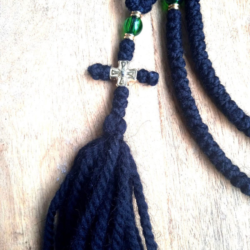 icxc nika 300knot wool prayer rope 10300