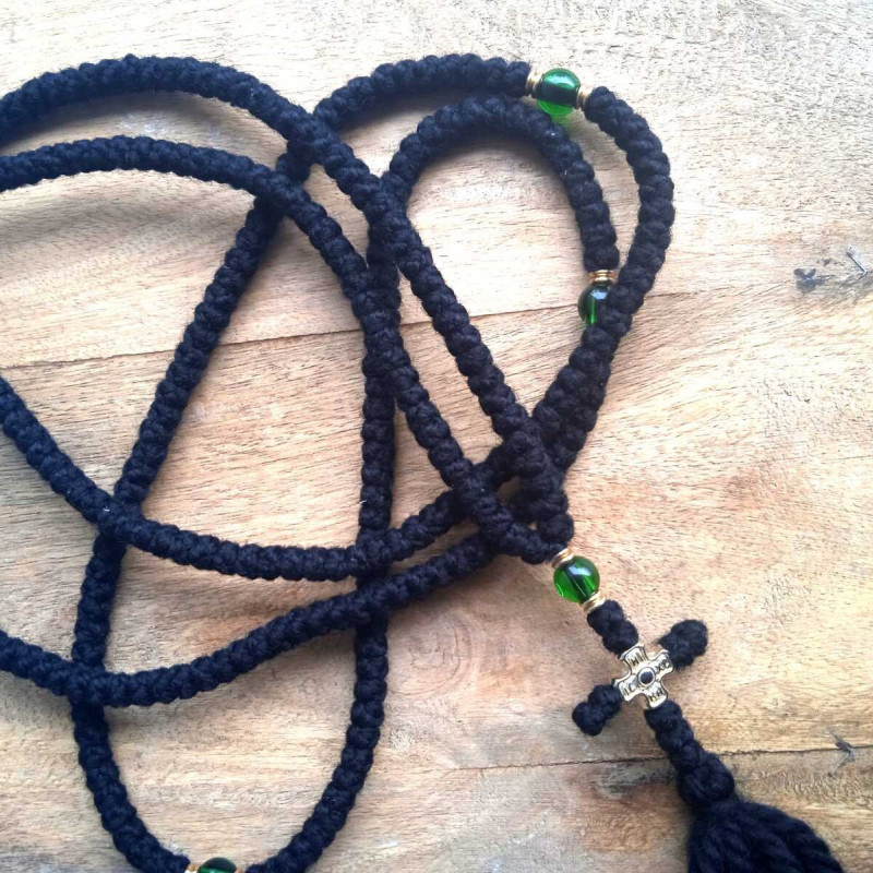 icxc nika 300knot wool prayer rope 10300