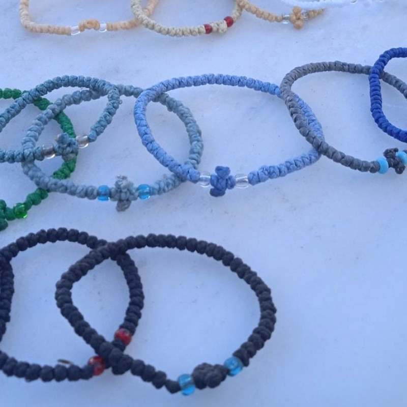 Orthodox Wax Thread prayer rope bracelet 10276