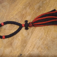 Pocket wool rosary 10133