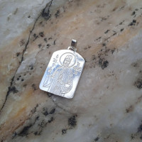 St Efraim silver pendant charm 10354