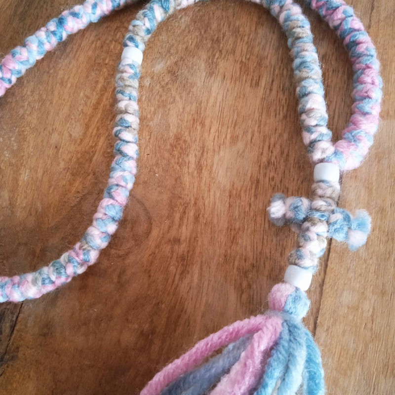 Unique Pink 100knot rosary 10363