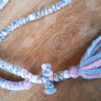 Unique Pink 100knot rosary 10363